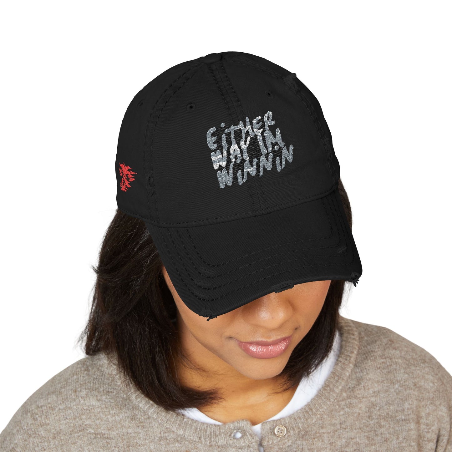 Either Way I'm Winnin. Dad Hat (Embroidery)